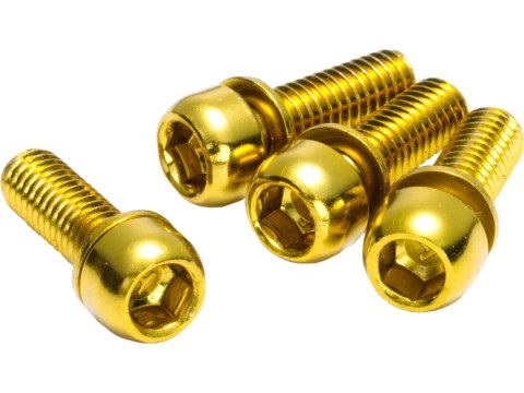 REVERSE Bremsadapter-Schraubenset M6x18mm gold