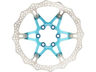 REVERSE Bremsscheibe Aluminium/Stahl Ø160mm hellblau