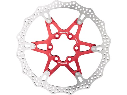 REVERSE Bremsscheibe Aluminium/Stahl Ø160mm czerwony