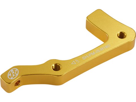 REVERSE Bremsscheibenadapter IS-PM 180 Shimano HR gold