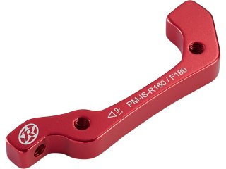 REVERSE Bremsscheibenadapter IS-PM 180 VR+160 HR czerwony