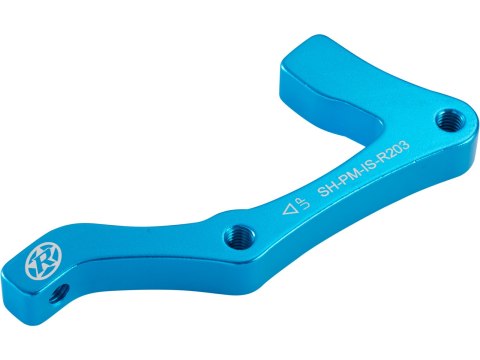 REVERSE Bremsscheibenadapter IS-PM 203 Shimano HR hellblau