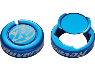 REVERSE Chip-Endkappen für Lock On Griffe, 2 Stk. niebieski