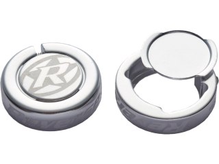 REVERSE Chip-Endkappen für Lock On Griffe, 2 Stk. silber