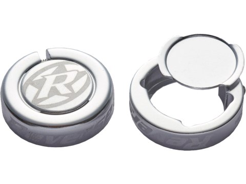 REVERSE Chip-Endkappen für Lock On Griffe, 2 Stk. silber