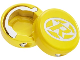 REVERSE Endkappen für Lock On Griffe, 2 Stk. gelb