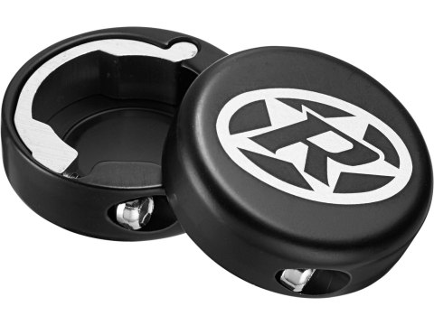 REVERSE Endkappen für Lock On Griffe, 2 Stk. czarny