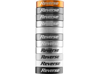 REVERSE Griff-Klemmring-Set Lock On 2 Stk. pomarańczowy