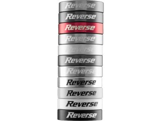 REVERSE Griff-Klemmring-Set Lock On 2 Stk. czerwony