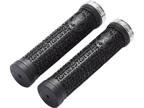 REVERSE Griff Stamp Single Lock-On Ø30mm x 135mm czarny-silber