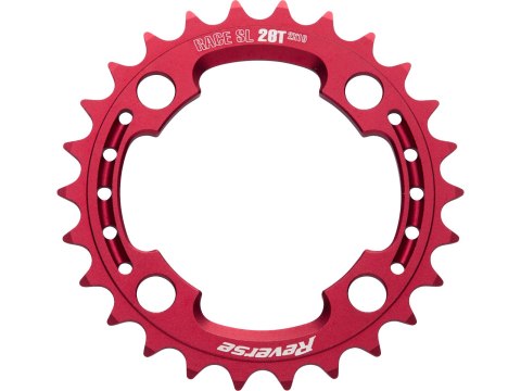 REVERSE Kettenblatt Race SL 2x10 80mm 26T schaltbar czerwony