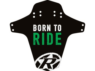 REVERSE Mudfender Born to Ride (Schwarz/Neongrün)