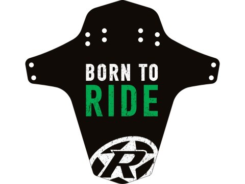 REVERSE Mudfender Born to Ride (Schwarz/Neongrün)