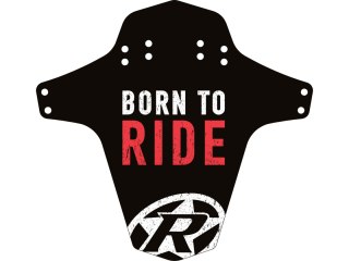 REVERSE Mudfender Born to Ride (Schwarz/Rot)