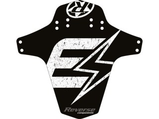 REVERSE Mudfender E-Serie für Federgabel oder Hinterrad czarny-weiß