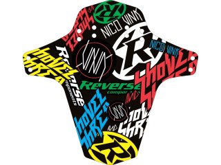REVERSE Mudfender Nico Vink Stickerbomb (Mehrfarbig)