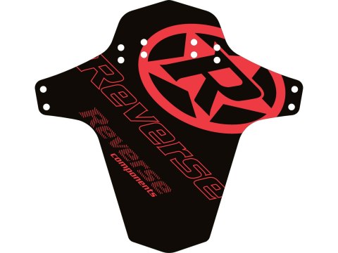REVERSE Mudfender Reverse Logo (Schwarz/Rot)