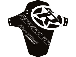 REVERSE Mudfender Reverse Logo (Schwarz/Weiß)