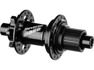REVERSE Nabe Base Disc HR 32H 142/10+12mm Shimano Micro Spline (Schwarz)