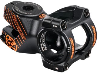 REVERSE Vorbau Czarny-ONE D-2 50mm Ø31,8 & Ø35mm (Schwarz/F-Orange) inkl. Top Cap, Schraube, Kralle