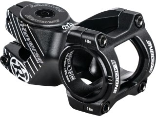 REVERSE Vorbau Czarny-ONE D-2 50mm Ø31,8 & Ø35mm (Schwarz/Weiß) inkl. Top Cap, Schraube, Kralle