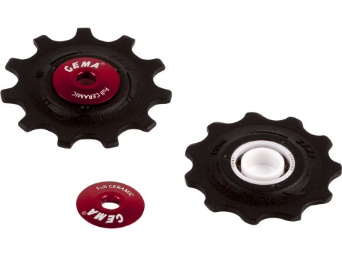 SRAM XX1/XO1 Pulley wheels Full Ceramic - czarny, 10/11s