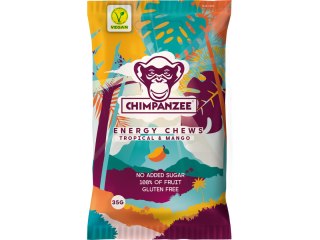 CHIMPANZEE Energie-Fruchtgummi Mango 35g je Tüte 20 Stück pro Verpackungseinheit