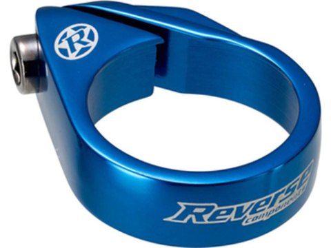 REVERSE Sattelschelle Bolt Ø34,9mm niebieski