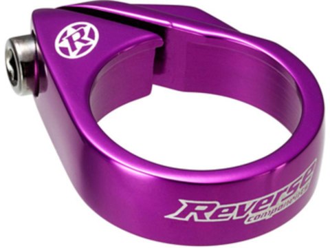 REVERSE Sattelschelle Bolt Ø34,9mm lila