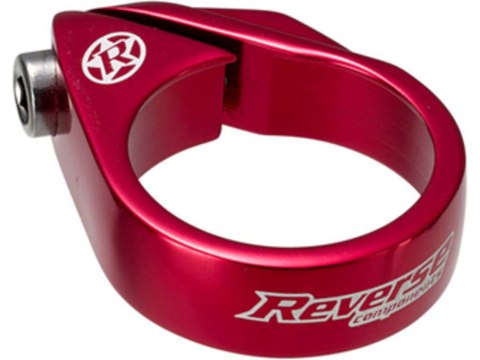 REVERSE Sattelschelle Bolt Ø34,9mm czerwony