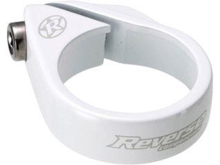 REVERSE Sattelschelle Bolt Ø34,9mm weiß