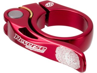 REVERSE Sattelschelle Long Life Ø31,8mm czerwony