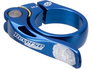REVERSE Sattelschelle Long Life Ø34,9mm niebieski