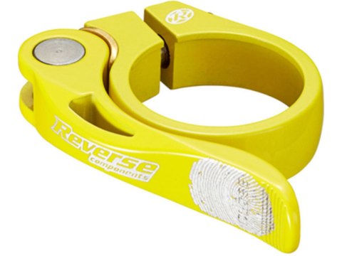 REVERSE Sattelschelle Long Life Ø34,9mm gelb
