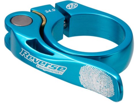 REVERSE Sattelschelle Long Life Ø34,9mm hellblau