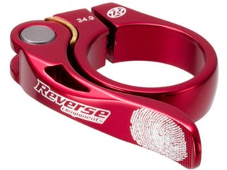 REVERSE Sattelschelle Long Life Ø34,9mm czerwony