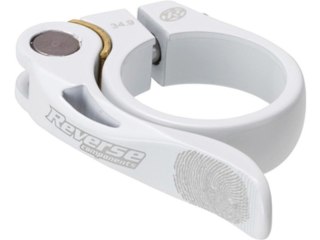 REVERSE Sattelschelle Long Life Ø34,9mm weiß
