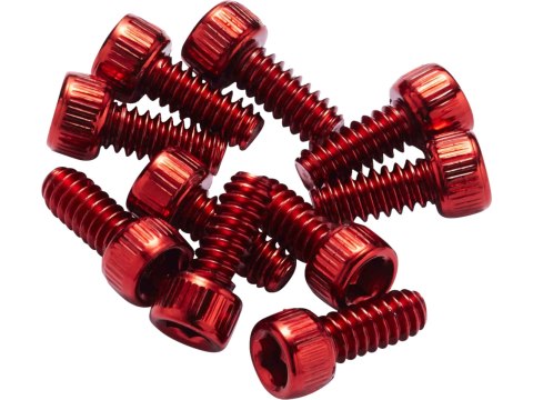 REVERSE Stahl Pedal Pins US, Med. 11 mm für Escape Pro+ Czarny ONE (Rot) 10 Stk.