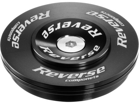 REVERSE Steuersatz Twister Top Cup 1.5-1 1/8 (ZS49|28,6), Schwarz