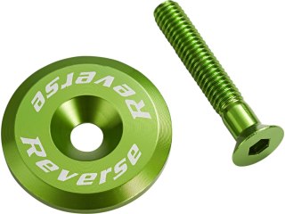 REVERSE Steuersatzkappe mit Schraube Hellgrün