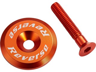 REVERSE Steuersatzkappe mit Schraube Orange