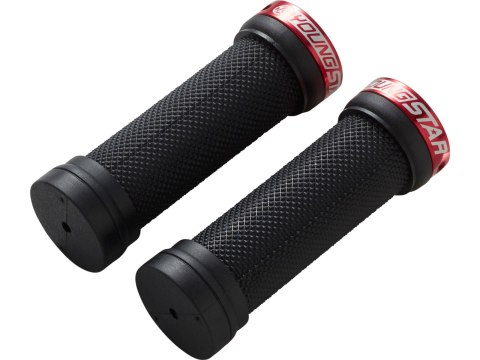 Reverse REVERSE Griff Youngstar Single Lock-On Ø28mm x 98mm czarny-rot