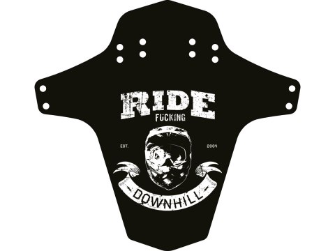 Reverse REVERSE Mudfender Ride Fucking Downhill (Schwarz/Weiß)