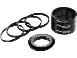 Reverse REVERSE Single Speed Spacer Kit Schwarz