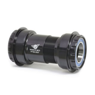 Suport WheelsMFG PF30 Skręcany Oś 24mm ABEC-3 Czarny