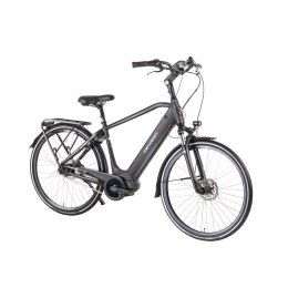 Devron Elektryczny rower miejski Devron 28427 28" 4.0 - Kolor Czarny, Rozmiar ramy 20,5" (177-192 cm)