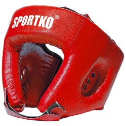 SportKO Bokserski ochraniacz głowy SportKO OD1 - Kolor Czerwony, Rozmiar XL