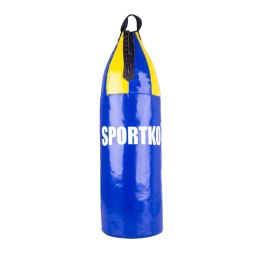 SportKO Dziecięcy worek treningowy SportKO MP8 24x70 cm / 8 kg - Kolor Niebiesko-żółty