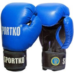 SportKO Rękawice bokserskie SportKO PK1 - Kolor Niebieski, Rozmiar 12 oz