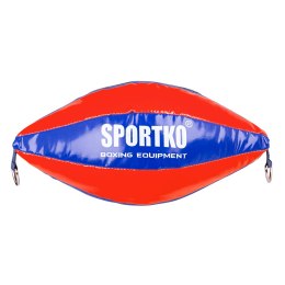 SportKO Worek treningowy SportKO GP2 22x40cm / 4,5kg - Kolor Niebiesko-czerwony